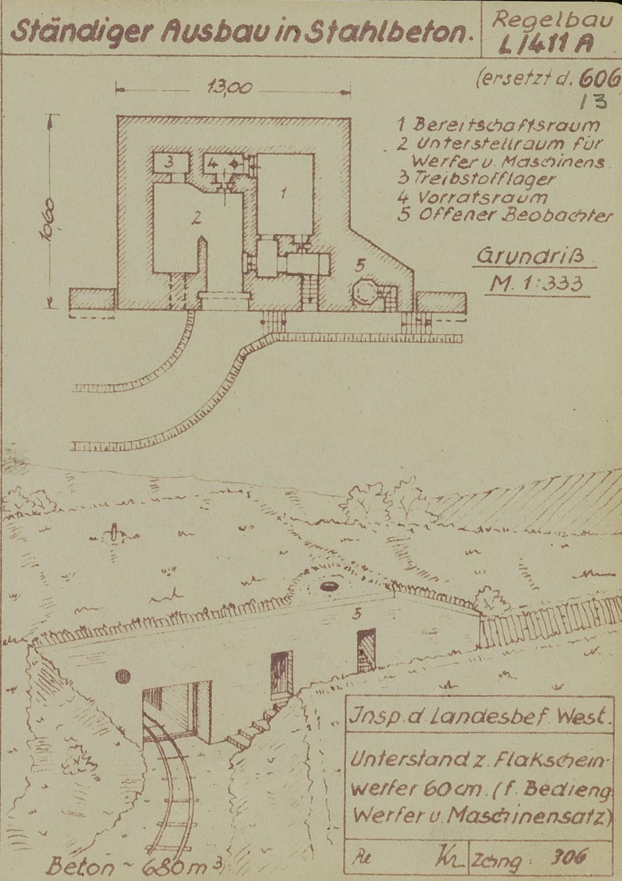 Regelbau 501 Gruppenunterstand m